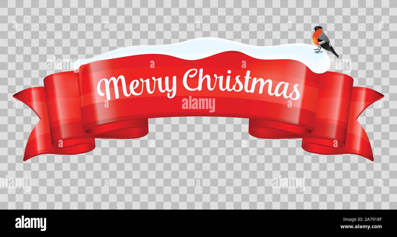 Christmas Realistic Banner Stock Vector