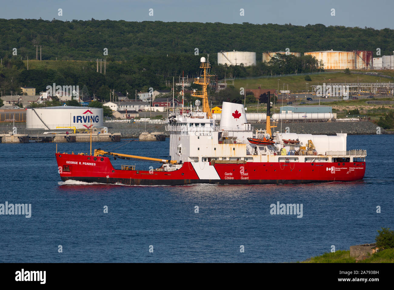Canada, halifax. Canadian coastguard vessel George r. pearkes. Halifax ...