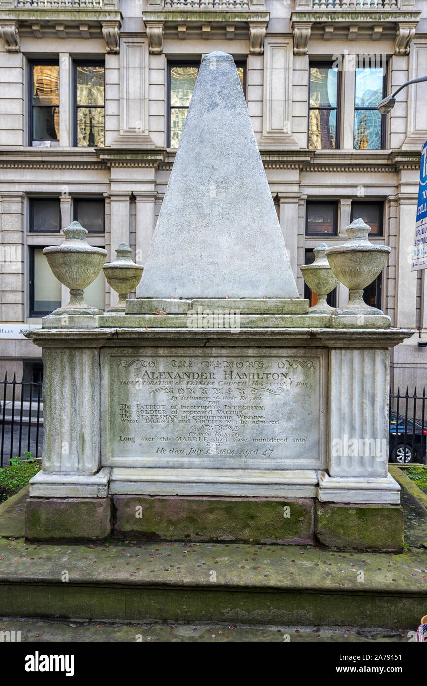 New York City, United States September 4, 2017 Alexander Hamilton