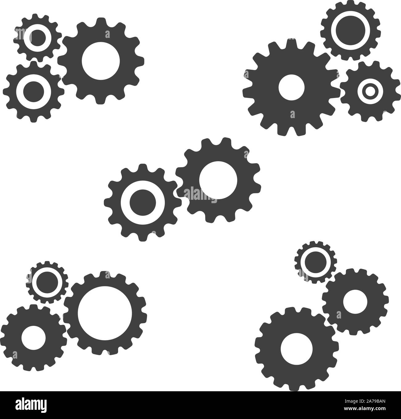 Gear Logo Template vector icon illustration design Stock Vector Image ...