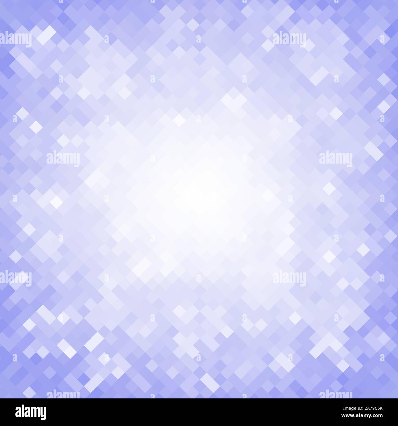 Blue Polygonal Background. Rumpled Square Pattern. Low Poly Texture. Abstract Mosaic Modern Design. Origami Style Stock Vector