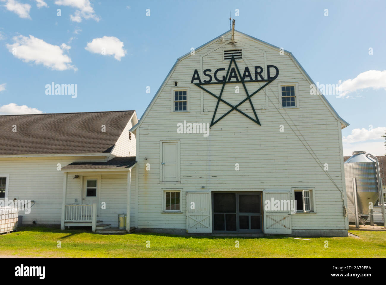 Rockwell Kent studio at Asgaard Farm and Dairy Au Sable Forks NY Stock