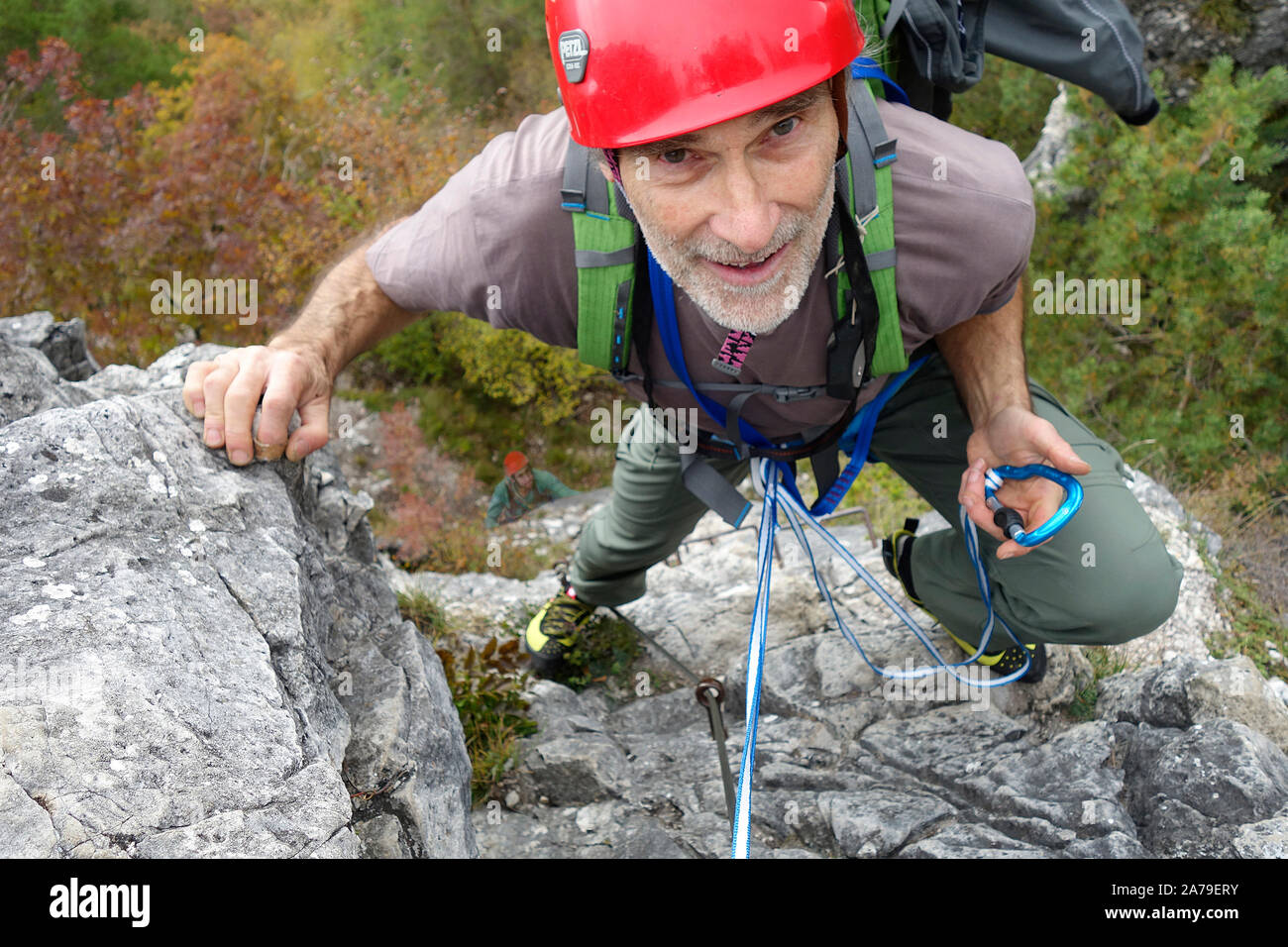 Rock climbing senior hires stock photography and images Alamy