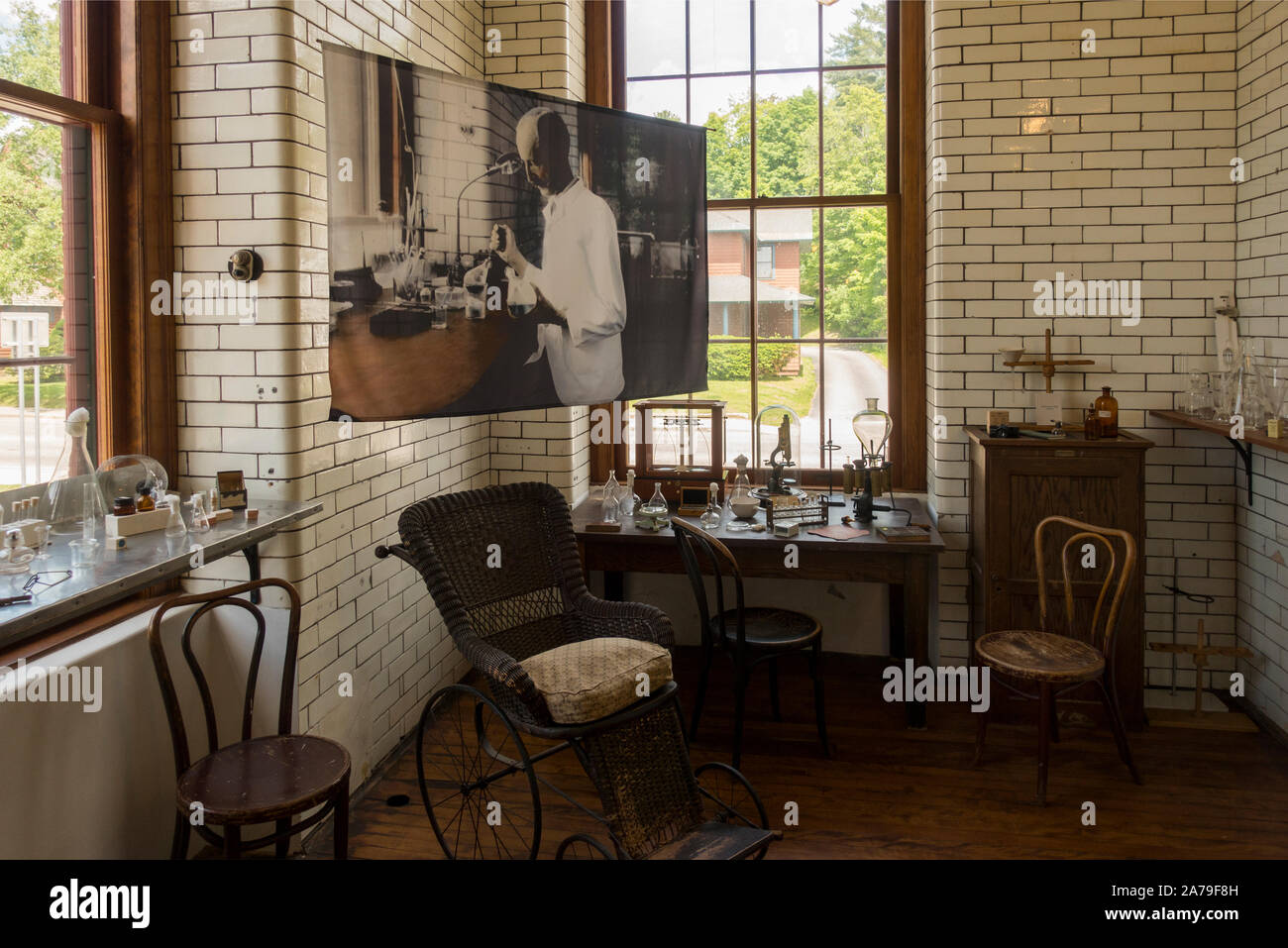 Saranac Laboratory Museum in Lake Saranac New York Stock Photo - Alamy