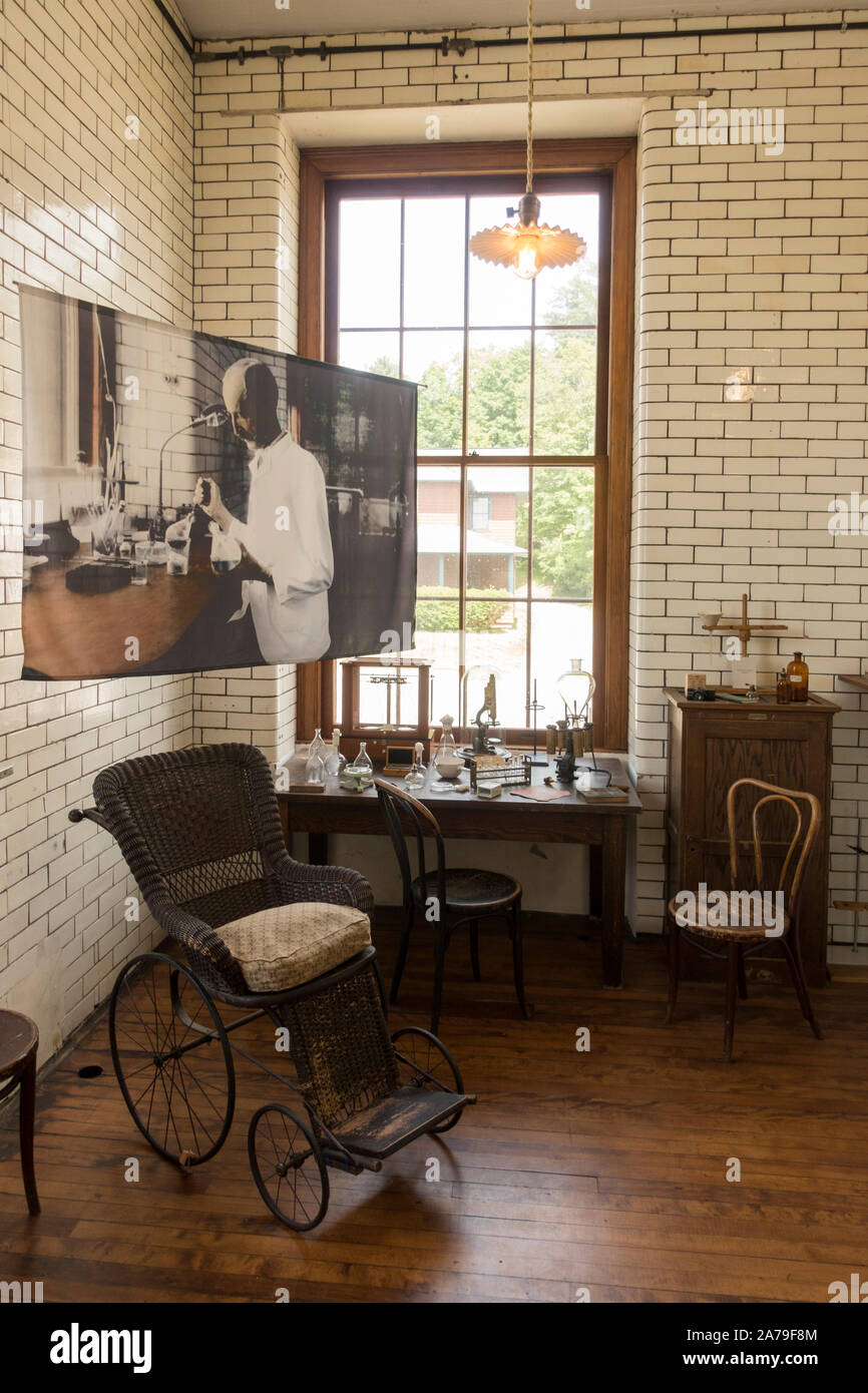 Saranac Laboratory Museum in Lake Saranac New York Stock Photo - Alamy