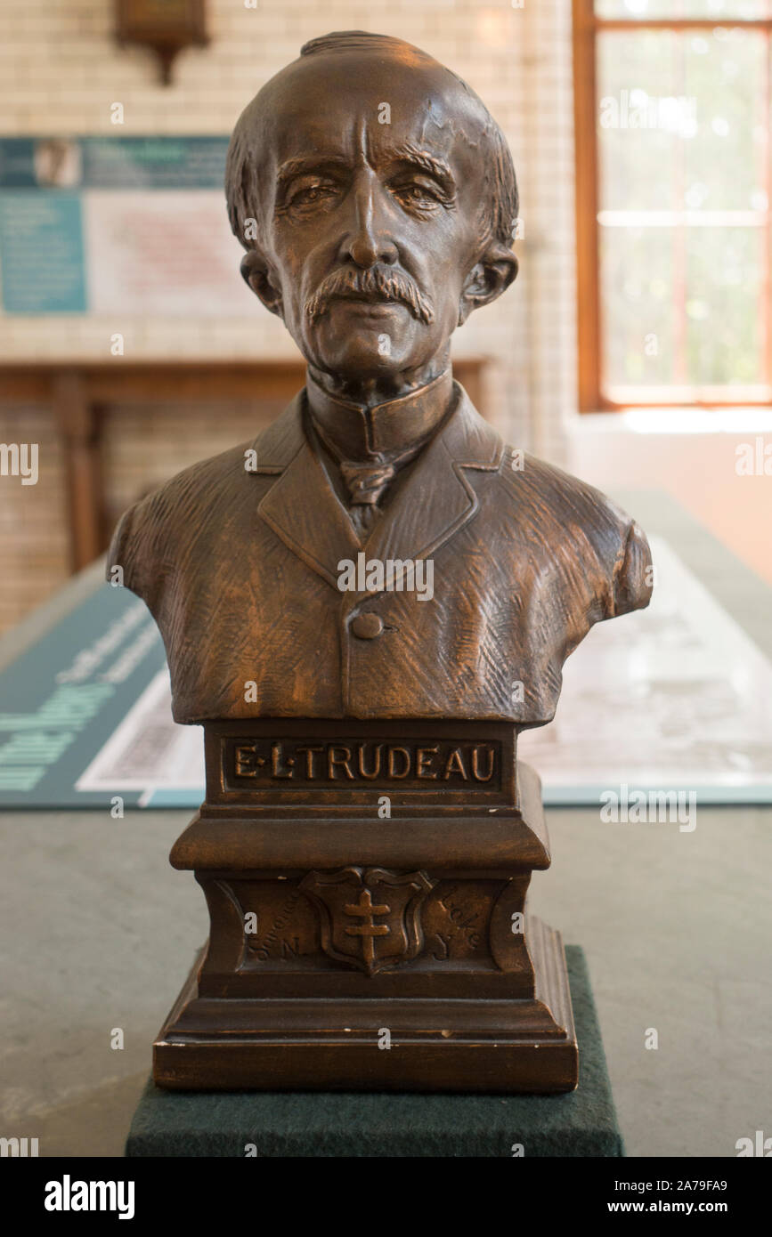 Saranac Laboratory Museum in Lake Saranac New York Stock Photo - Alamy