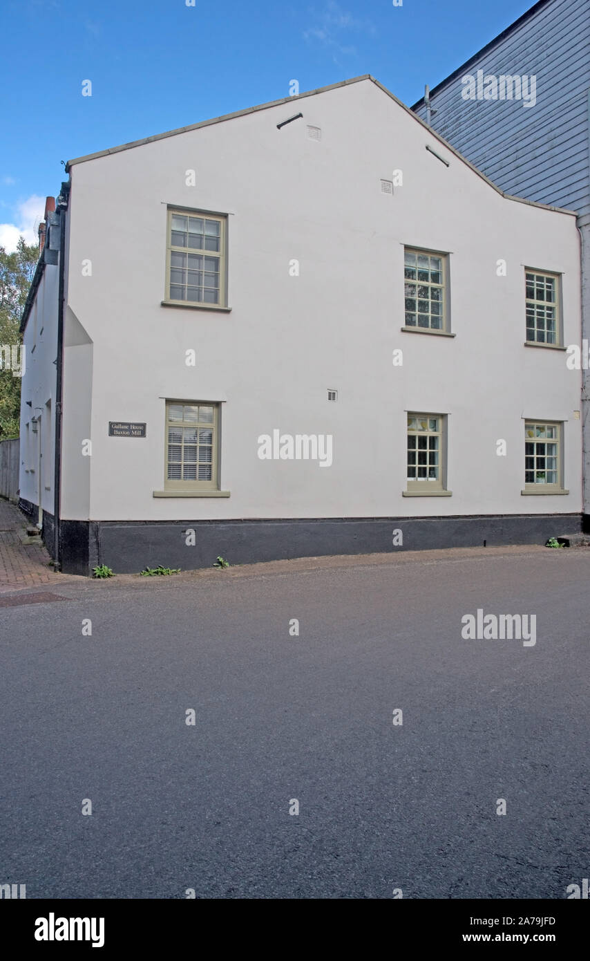 Lammas Village Gullane House Buxton Mill on River Bure Norfolk Stock