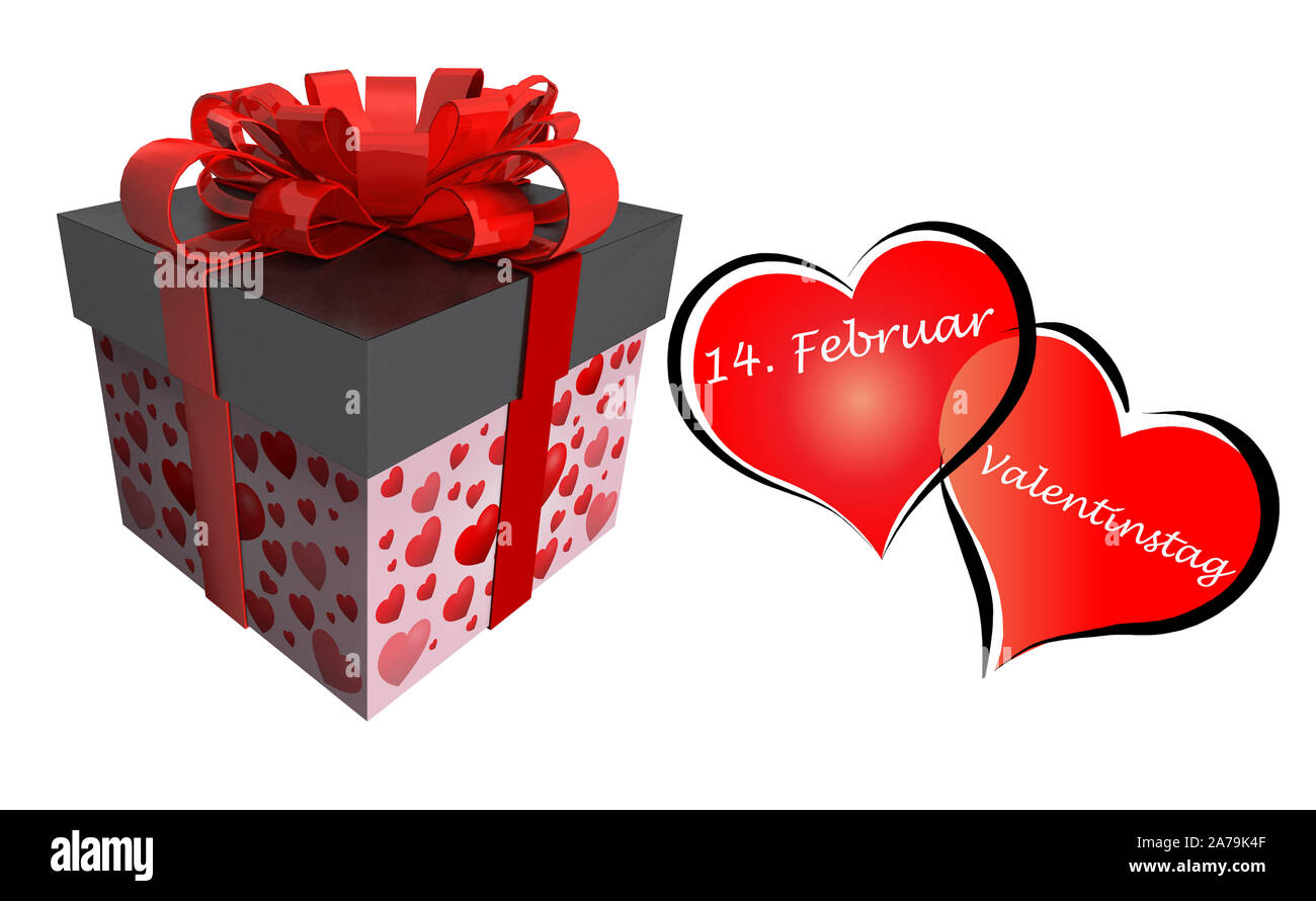 3D gift boxes with bow on white background Stock Photo - Alamy