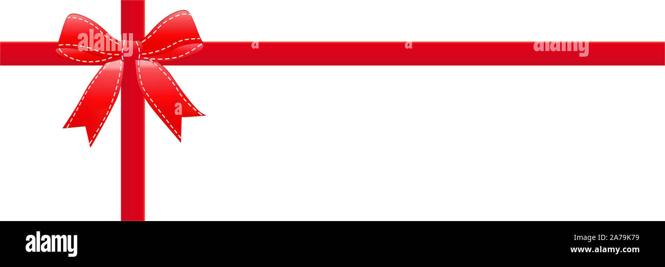 Background Christmas red bow isolated on white Stock Photo - Alamy