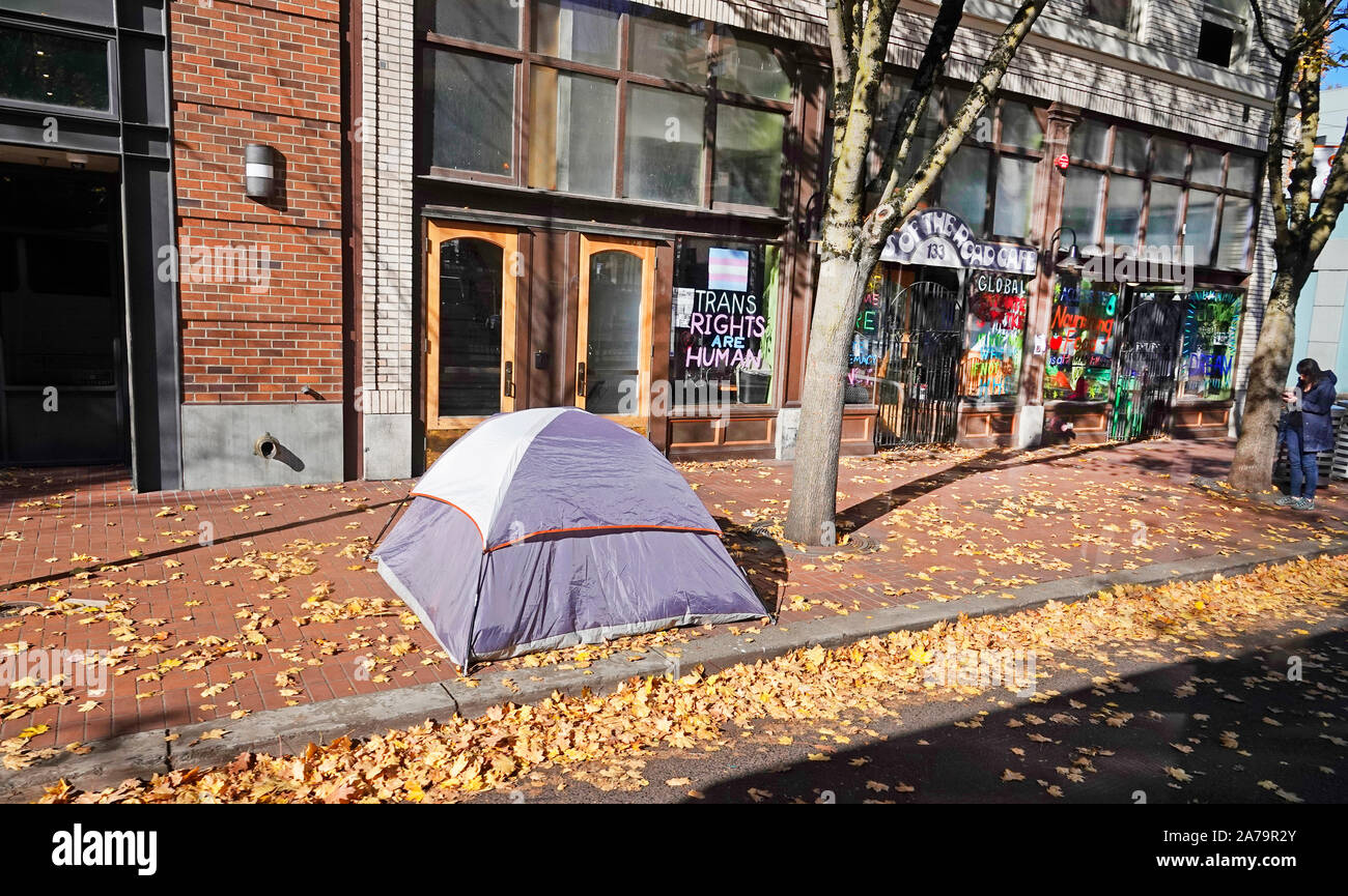 Nearly 4,100 people are homeless in the city of Portland, Oregon, most