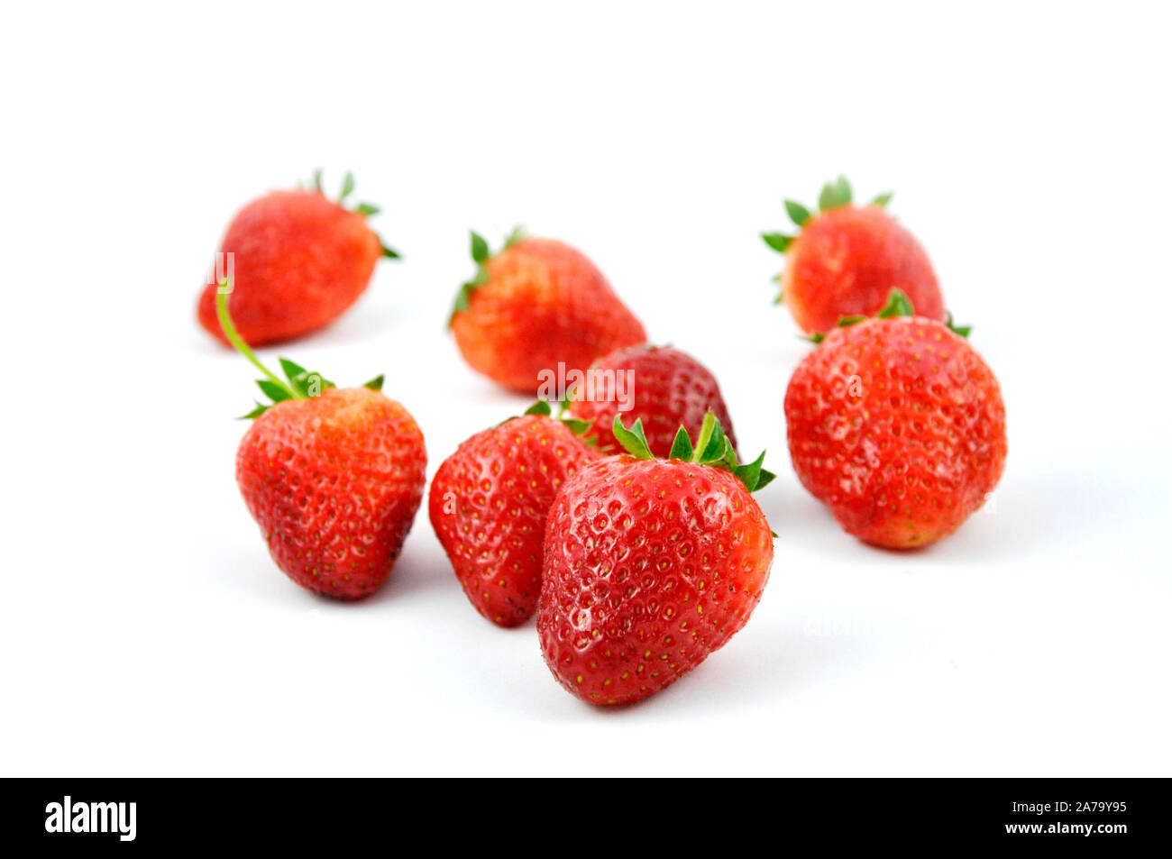 Fresh strawberry isolated on white background, sweet and juicy Stock ...