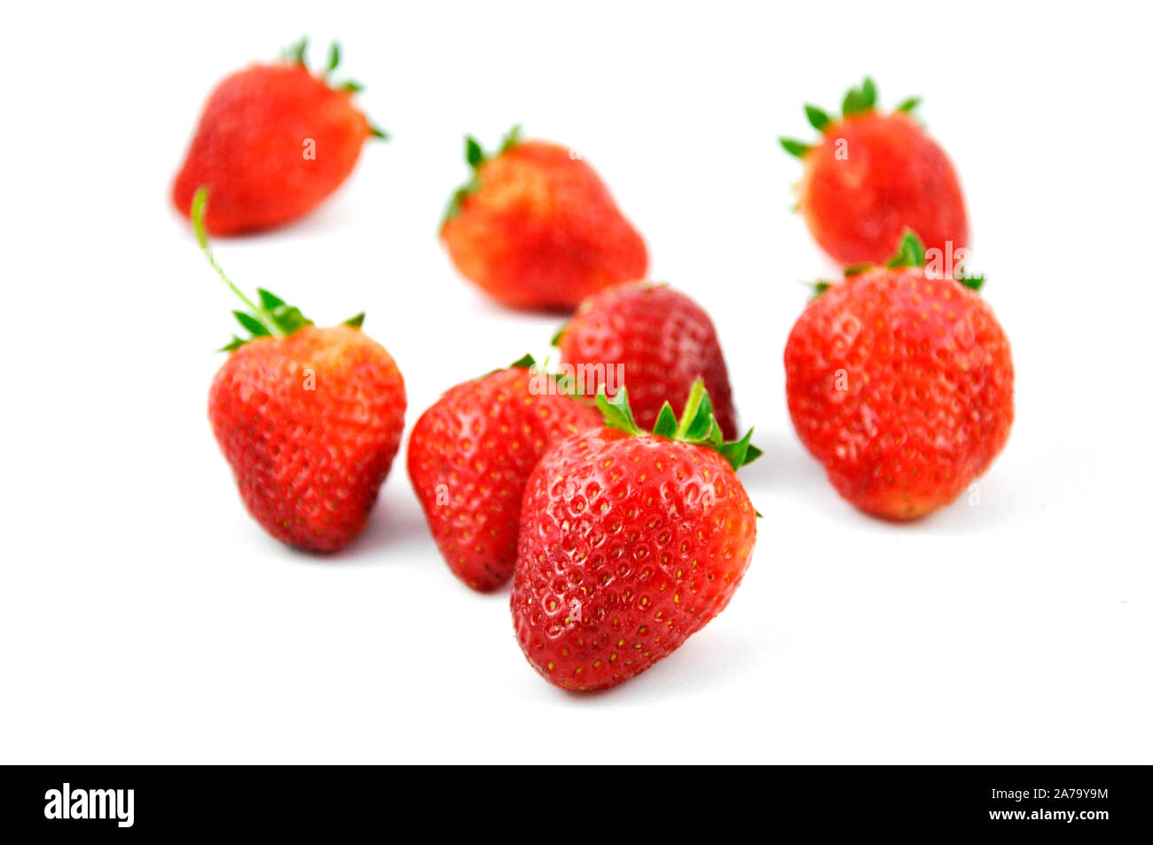 Fresh strawberry isolated on white background, sweet and juicy Stock ...
