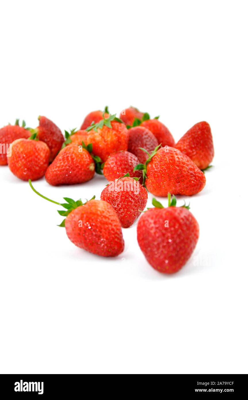 Fresh strawberry isolated on white background, sweet and juicy Stock ...