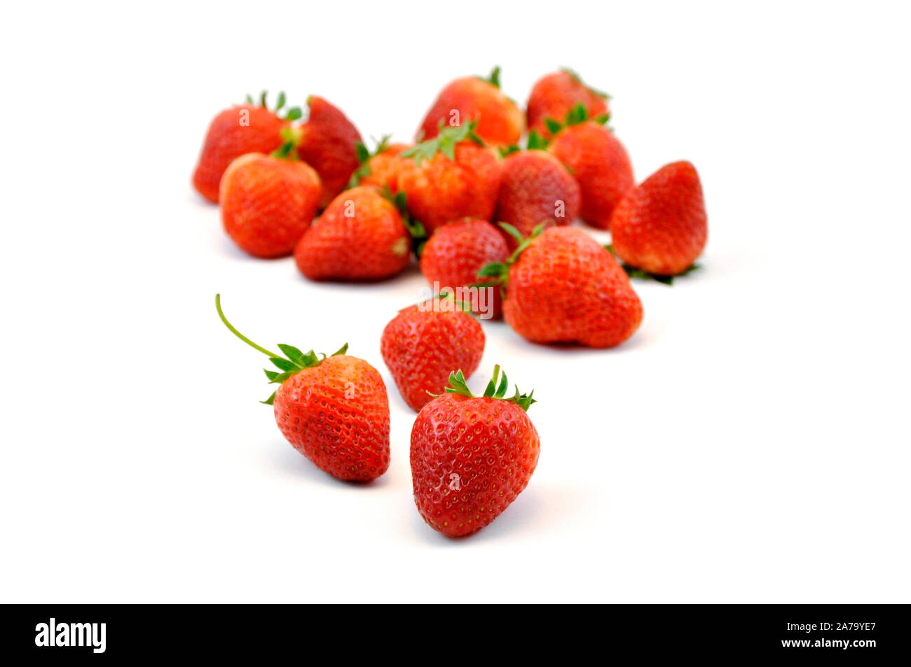 Fresh strawberry isolated on white background, sweet and juicy Stock ...
