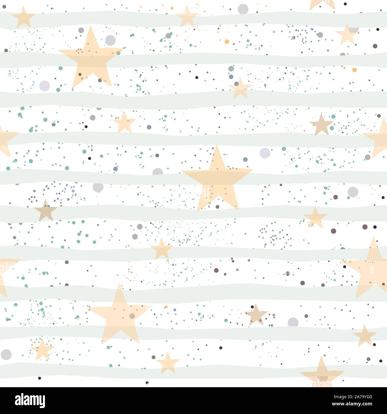 Abstract Seamless Pattern with hand drawn elements. Vector Illustration ...