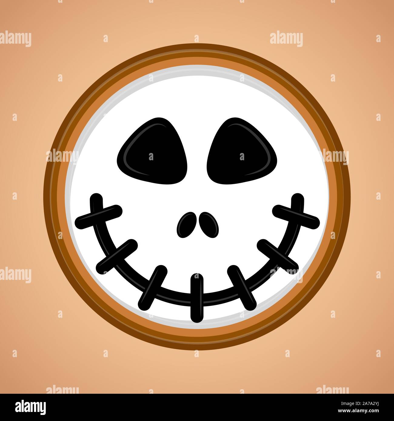 Spooky Mask Vector Spooky halloween mask. Halloween season - Vector illustration Stock ...