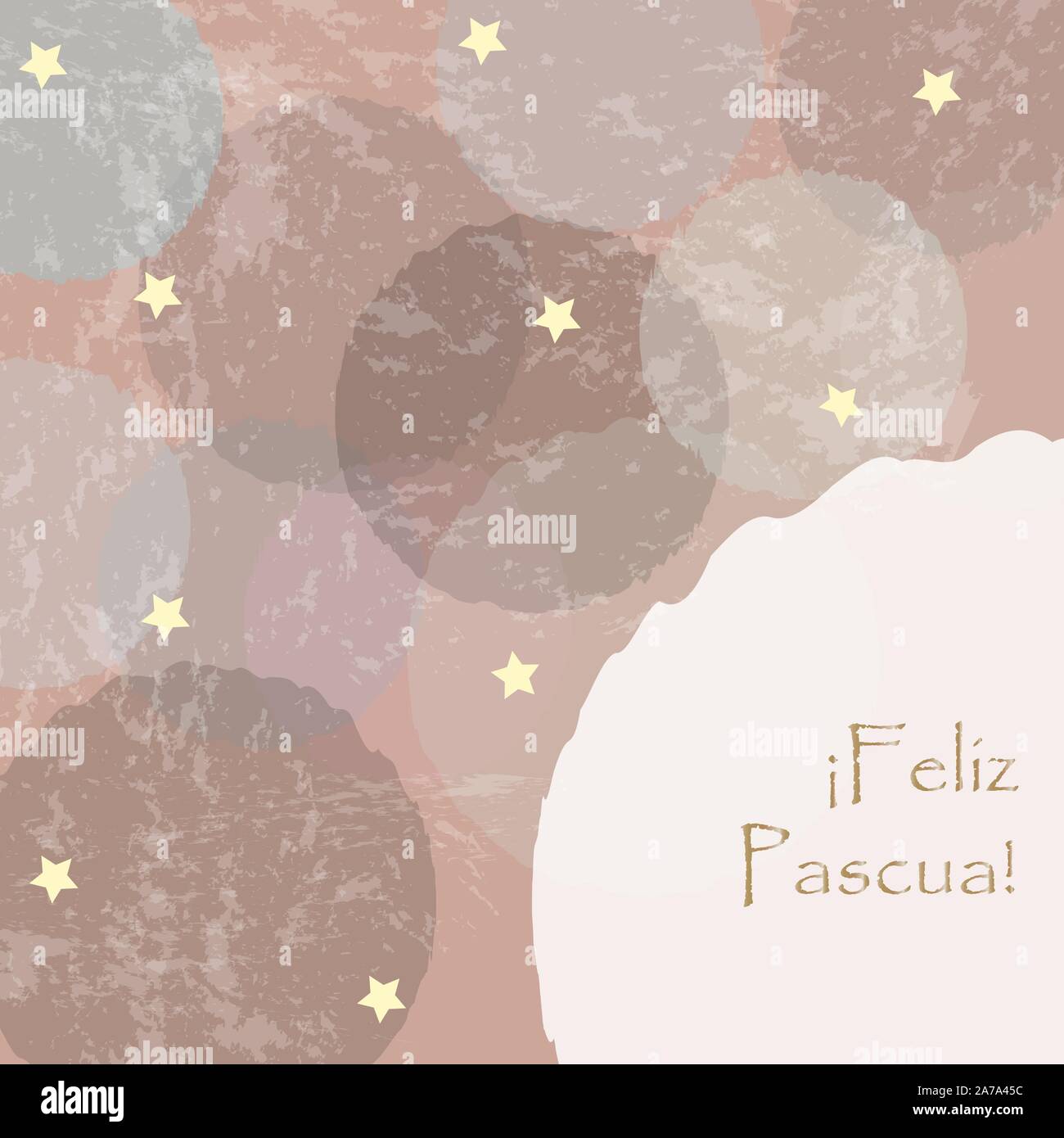 Happy Ester greeting Card. Vector Illustration Stock Vector