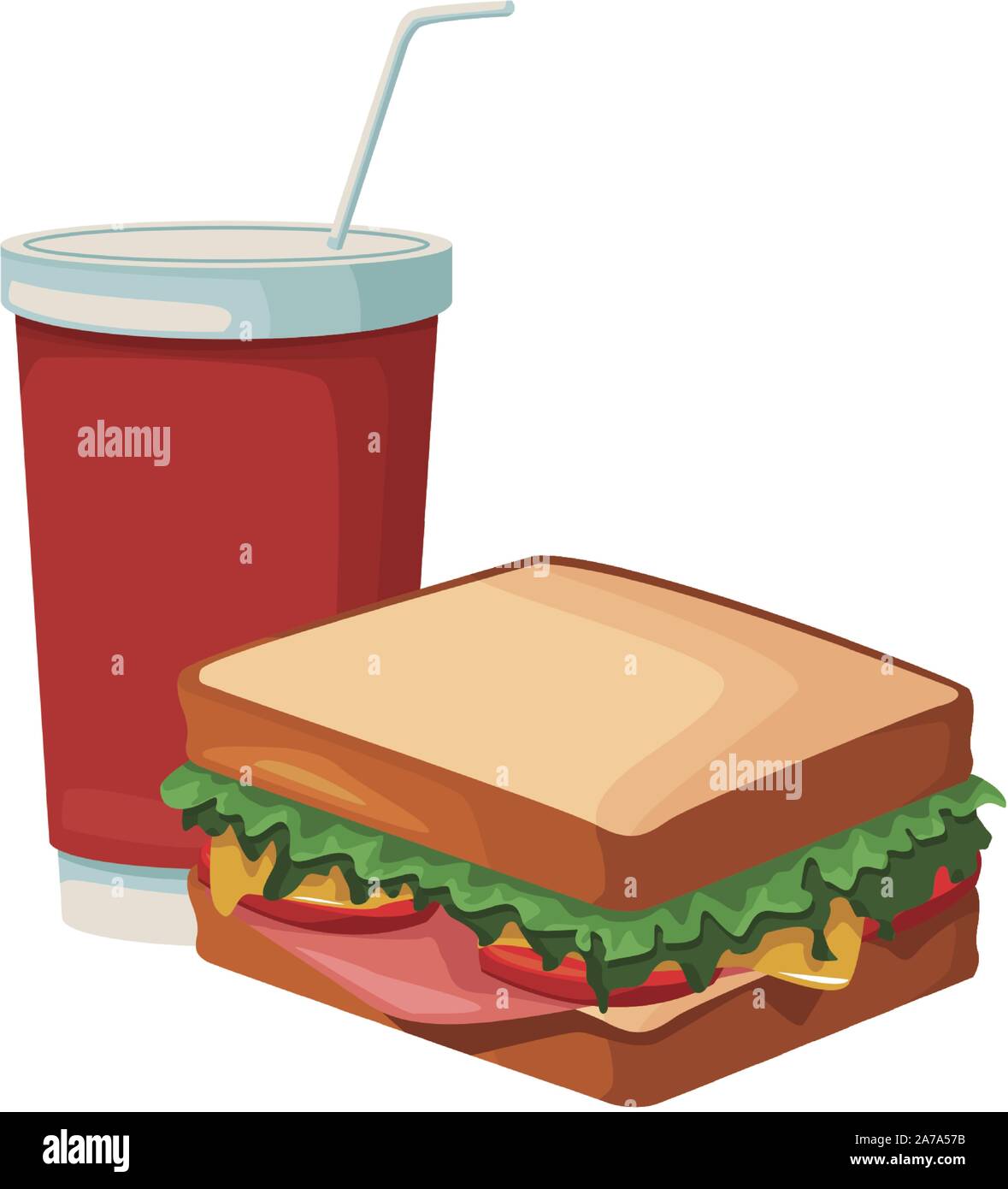 Soup And Sandwich Clip Art