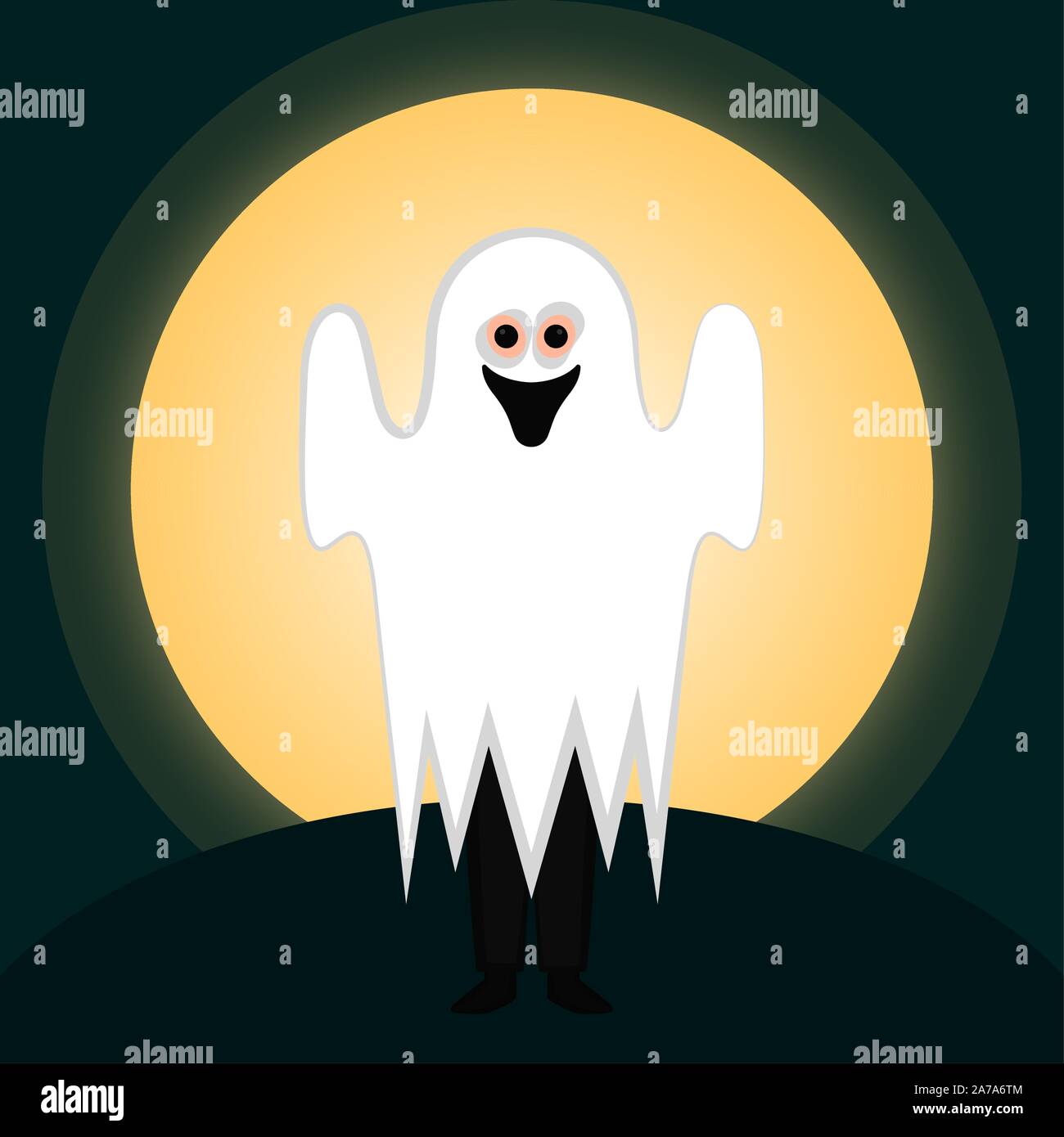 Young ghost Stock Vector Images - Alamy