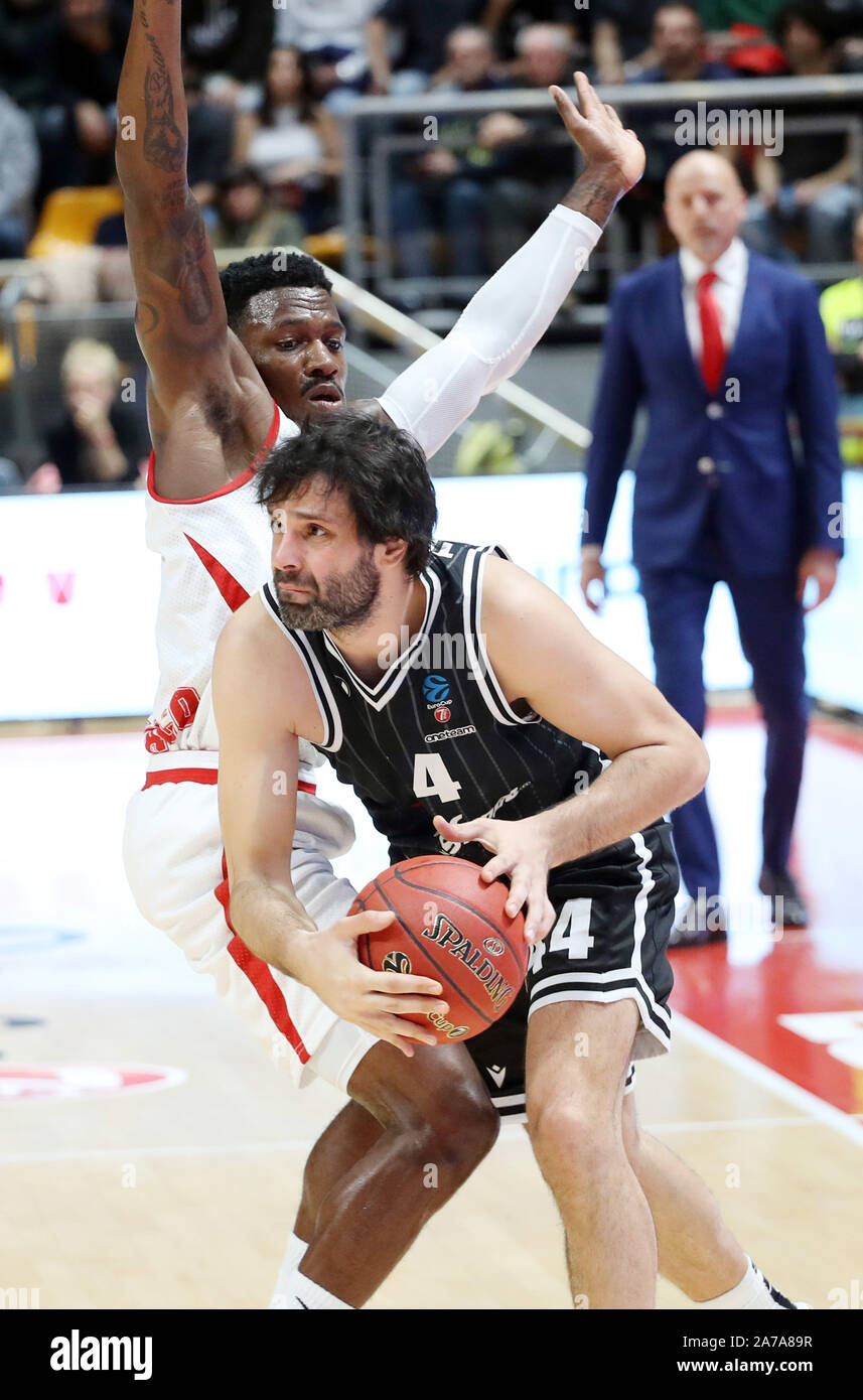 Milos Teodosic #44 of Virtus Segafredo Bologna reacts during LBA Lega Basket  A Finals 2023 Game