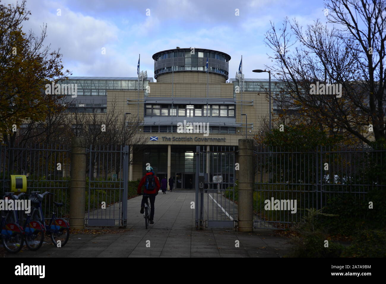 Scottish government building Stock Photo