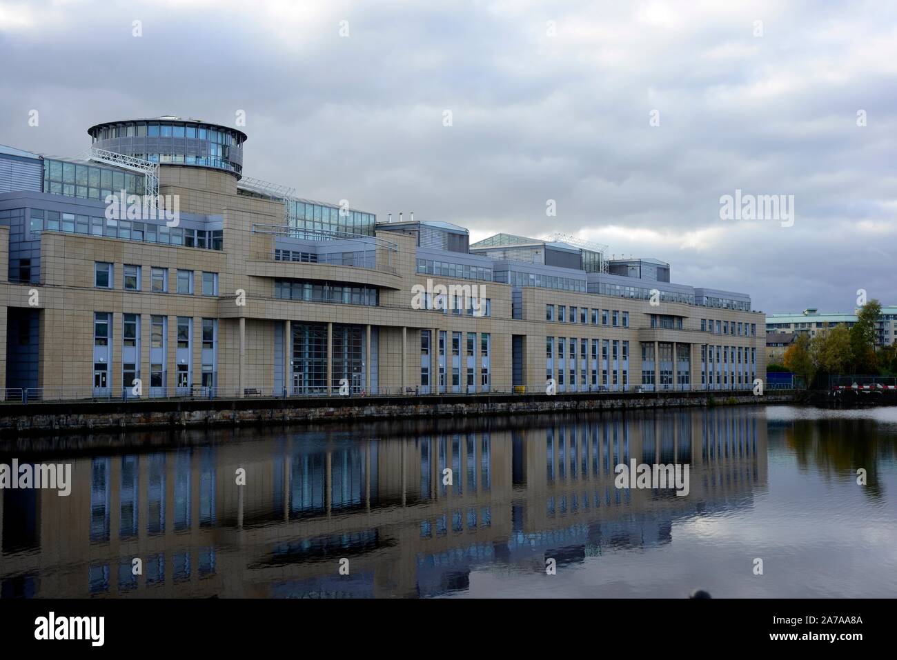 Scottish government building Stock Photo