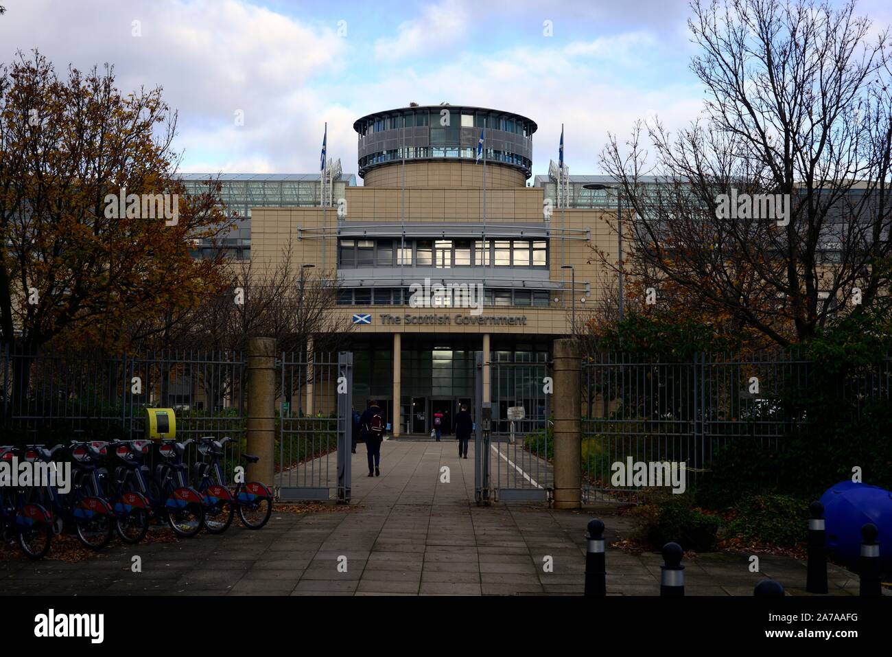 Scottish government building Stock Photo