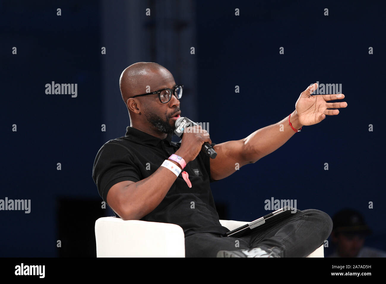 BEATMAKERS Producer's Panel featuring Bryan Michael Cox at the Revolt Summit x AT&T LA on October 25, 2019 at Magic Box in Los Angeles, California. Stock Photo