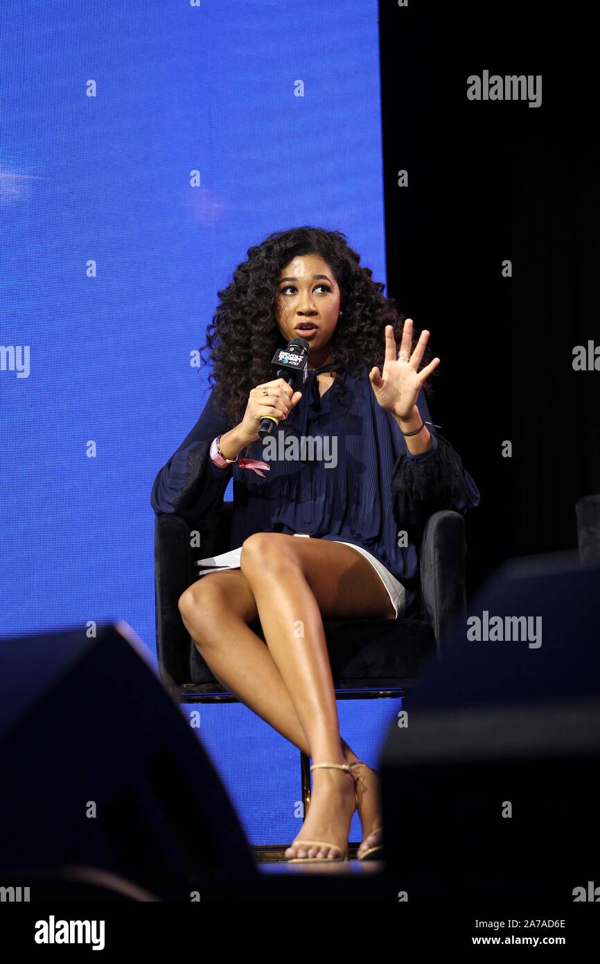REVOLT 2 Vote Panel with Aoki Lee Simmons at the Revolt Summit x AT&T LA on October 25, 2019 at Magic Box in Los Angeles, California. Stock Photo