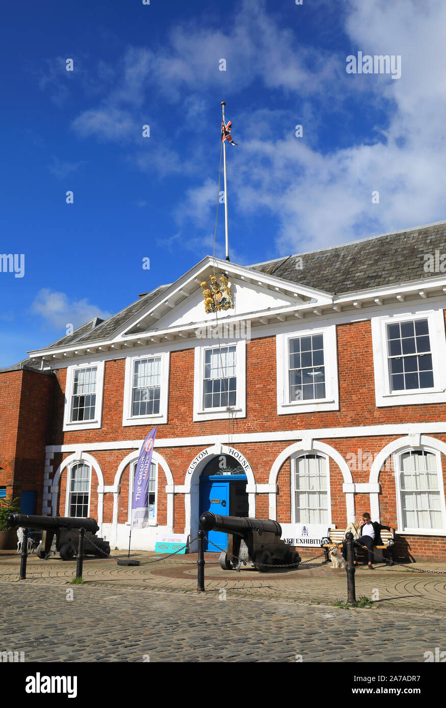 Historic Quay House, used in the woollen industry for storage in the