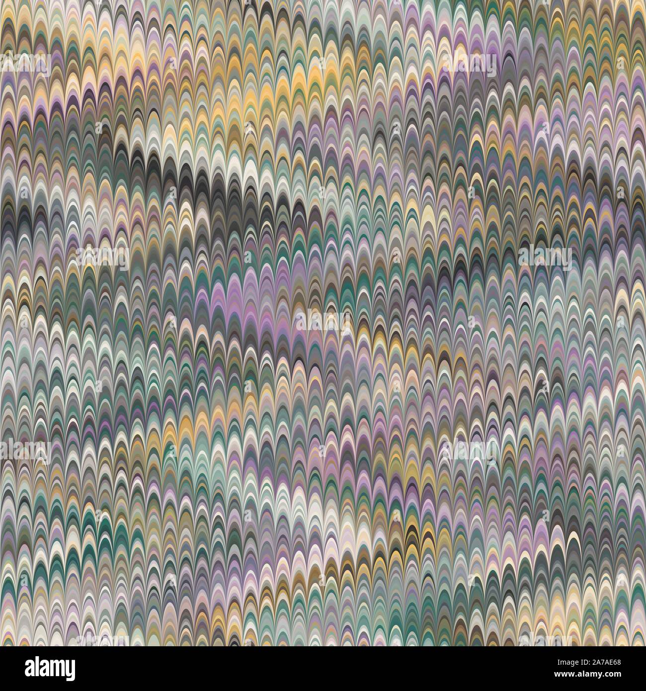 Combed Hand Marble Paper Colorful Seamless Pattern Stock Vector