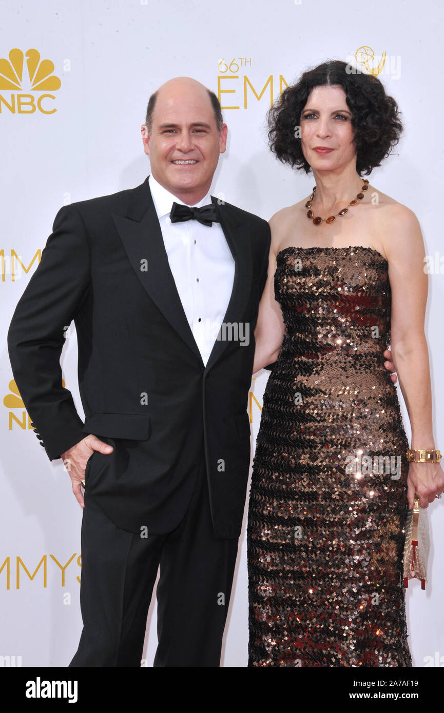 LOS ANGELES, CA - AUGUST 25, 2014: Matthew Weiner at the 66th Primetime