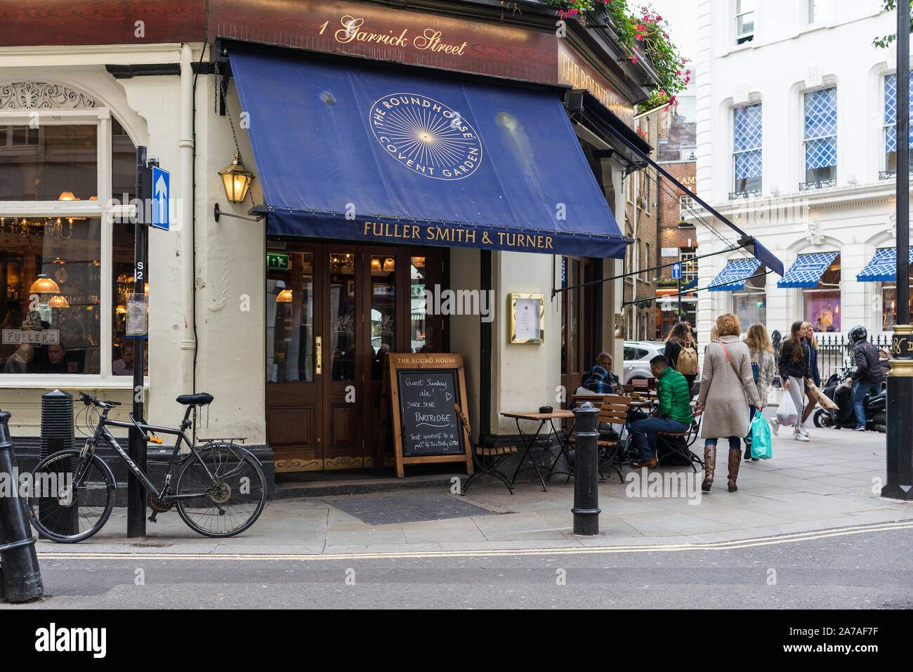 The Round House pub and restaurant in Garrick Street, Covent Garden
