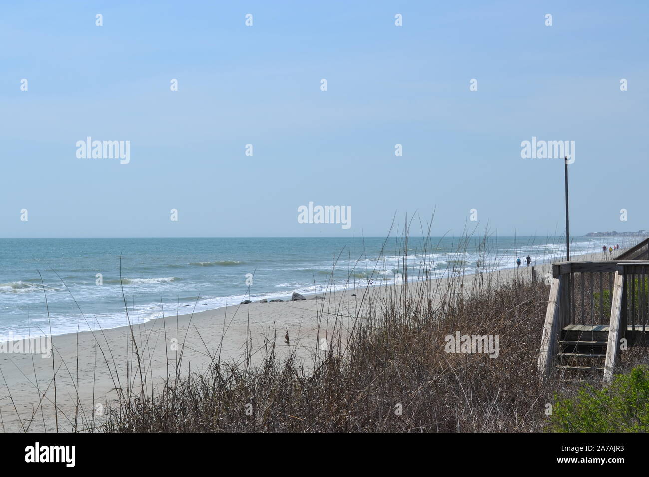Beach scene near Myrtle Beach Stock Photo Alamy