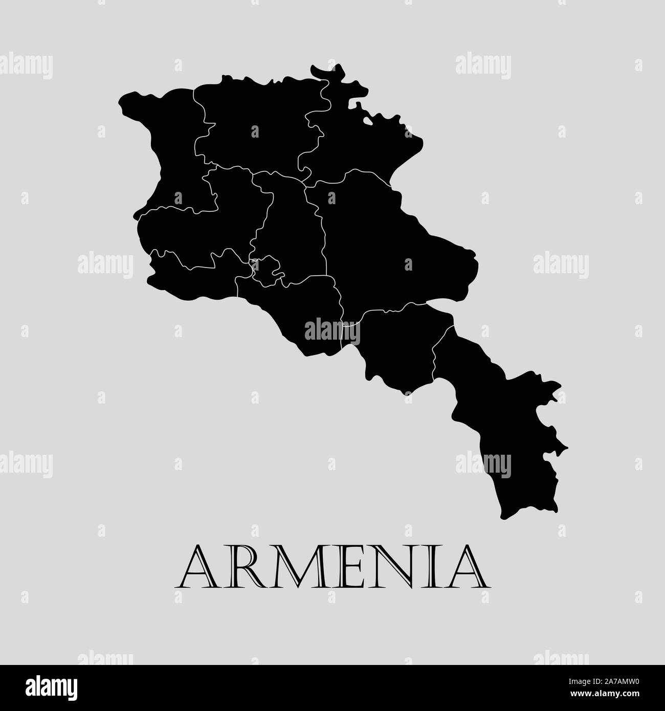 Armenia Map Images – Browse 318 Stock Photos, Vectors, and Video