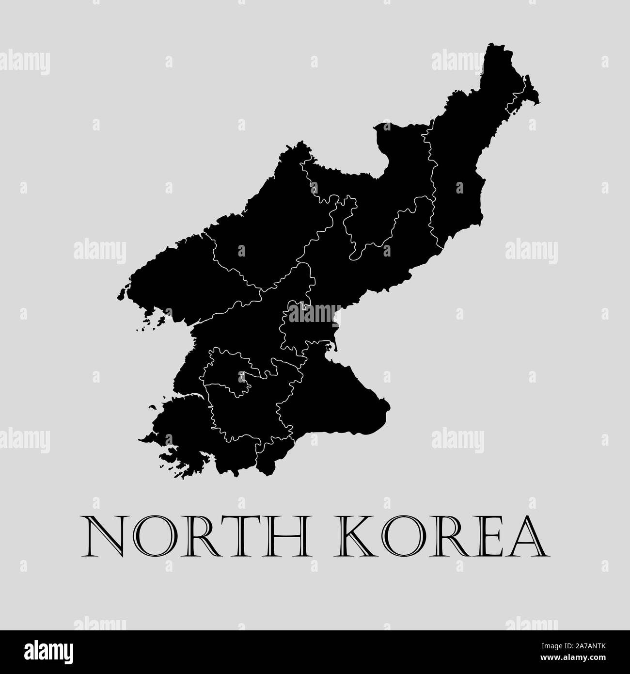 north korea map north korea map