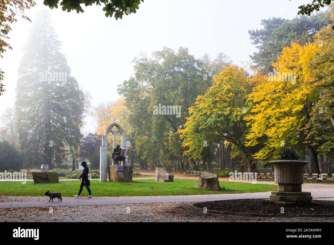 Polymath Statues Memorial statue of grof Banffy Miklos Hungarian polymath, politician ...