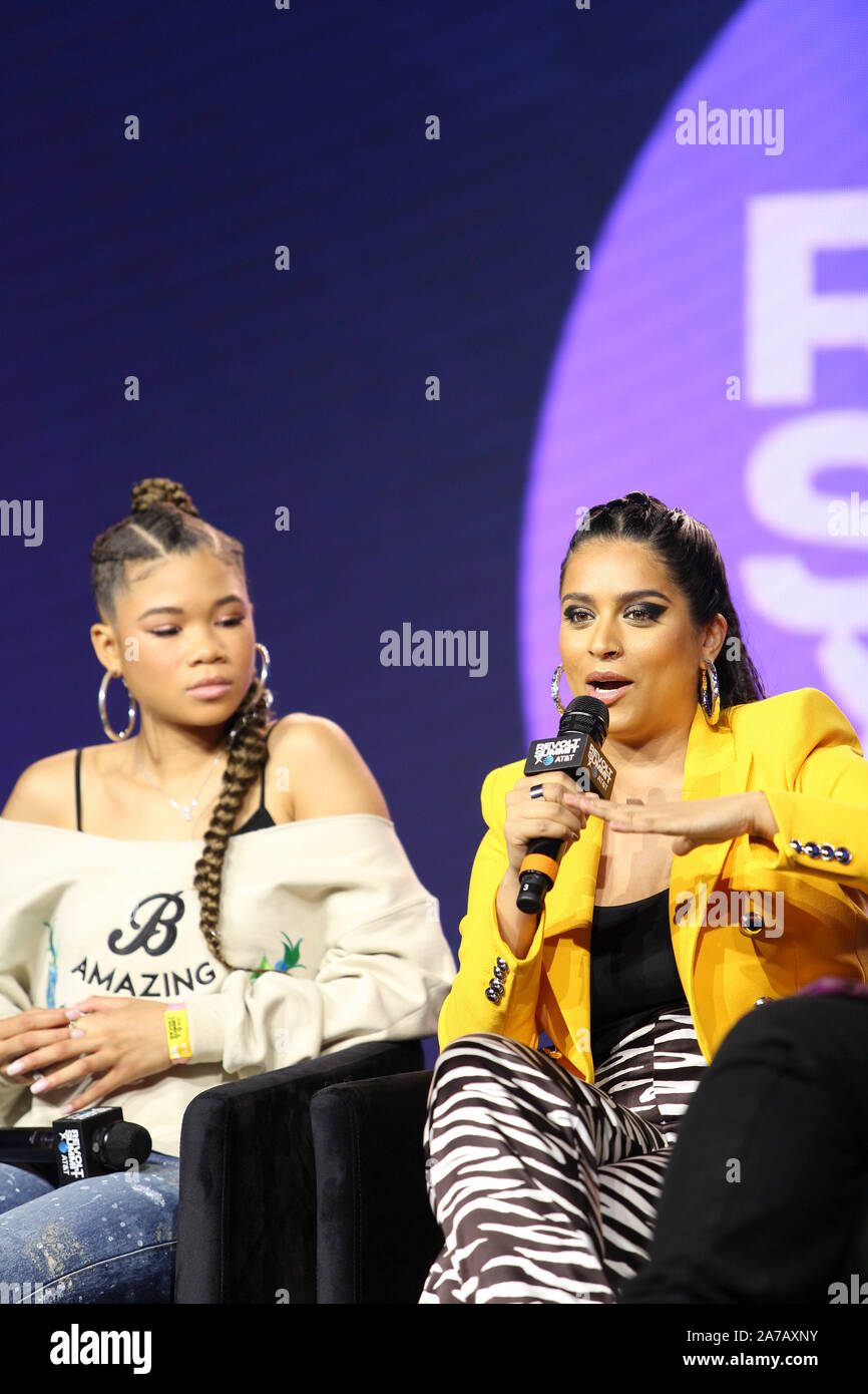 Follow Her Lead Panel With Lily Singh R And Storm Reid At The Revolt Summit X Atandt La On