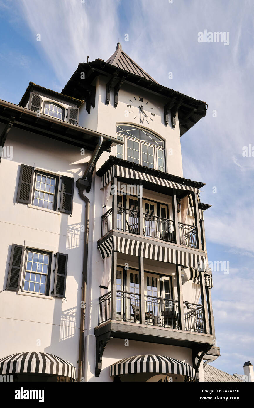 The Pearl Hotel exterior on the Gulf of Mexico, a beach side hotel in