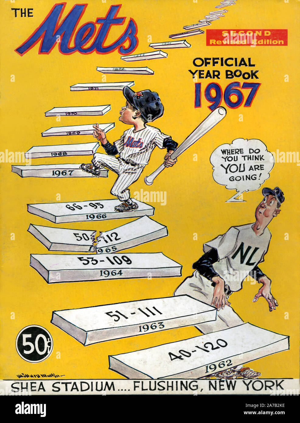 Vintage 1967 New York Mets vs Giants Unused Ticket Stub Shea Stadium 5