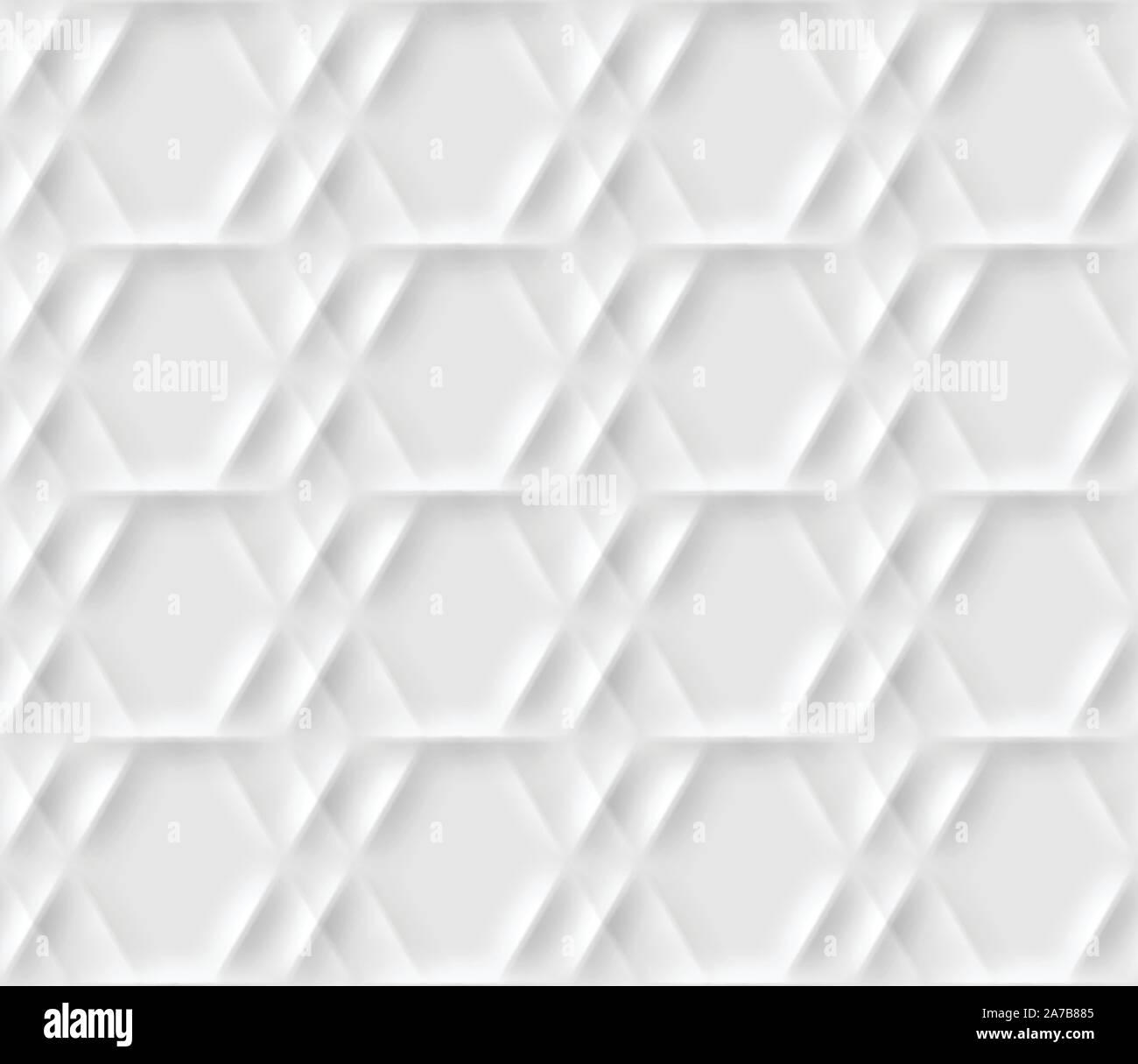 Seamless pattern with hexagonal cells made from shadows and lights in ...