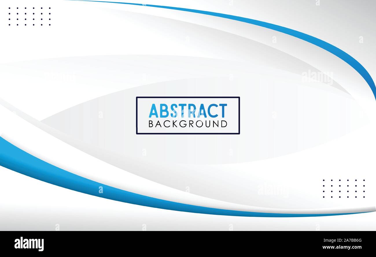 ABSTRACT WAVY WHITE BLUE BACKGROUND TEMPLATE VECTOR Stock Vector Image ...