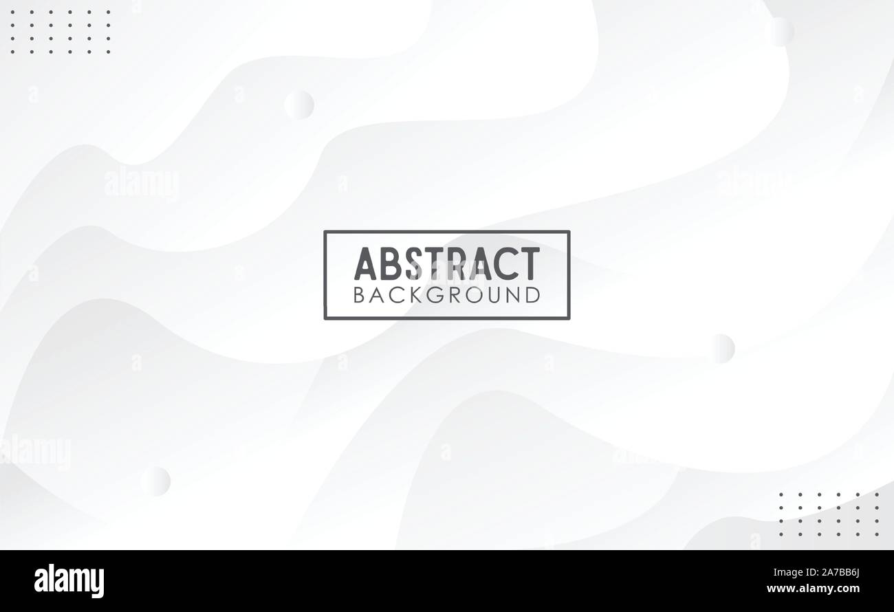ABSTRACT WAVY WHITE BACKGROUND TEMPLATE VECTOR Stock Vector Image & Art ...
