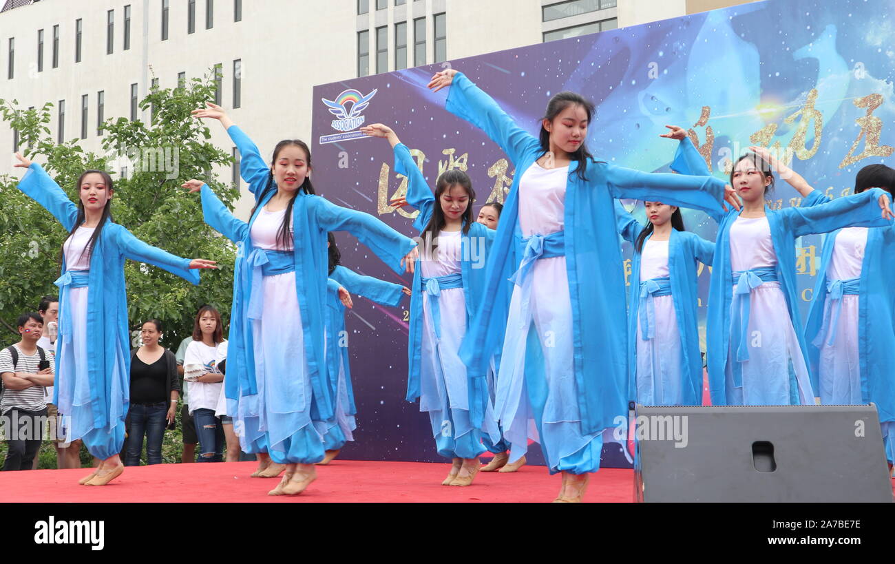 Cultural Festivals photos of CUFE, Beijing, China. Stock Photo