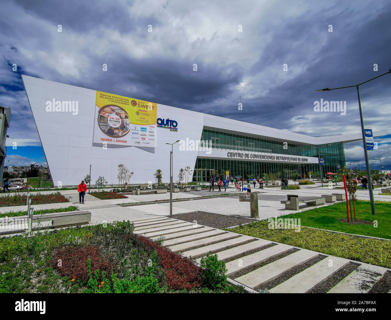 Quito, Pichincha Ecuador - October 25, 2019: Bicentennial Event Center