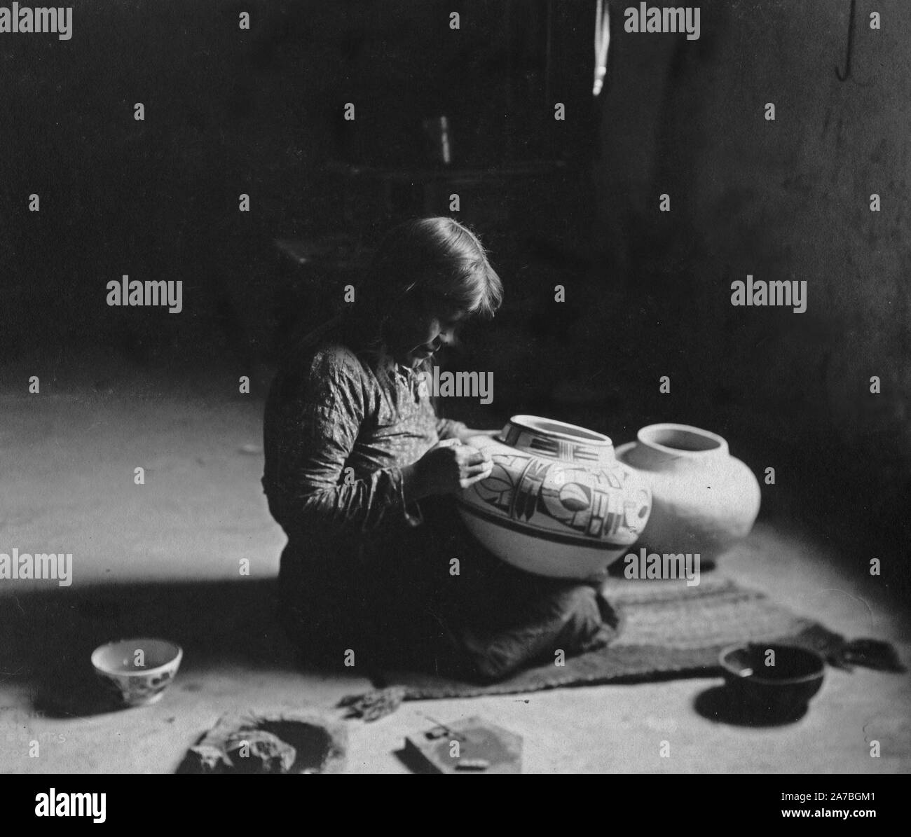 Edward S Curits Native American Indians Photograph Show Tewa