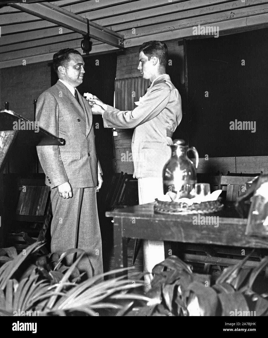 J. Edgar Hoover, left ca. 1936 Stock Photo Alamy