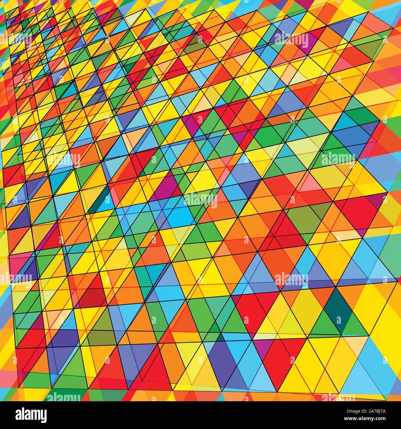 Abstract background with triangular pattern Stock Vector