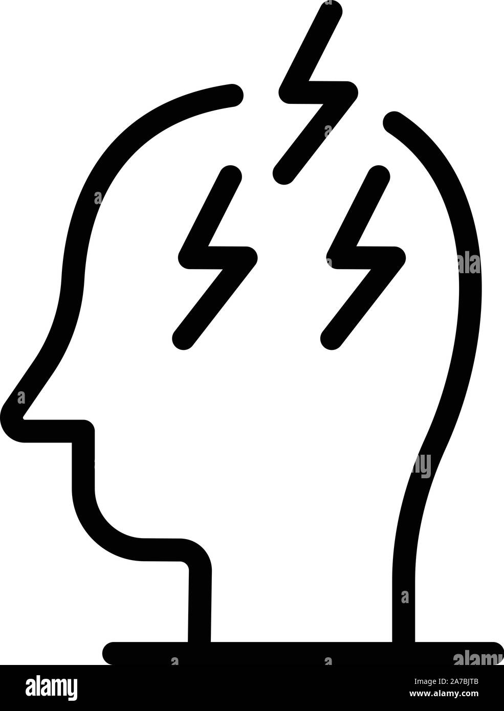 Boost energy man icon outline style Stock Vector Image Art Alamy