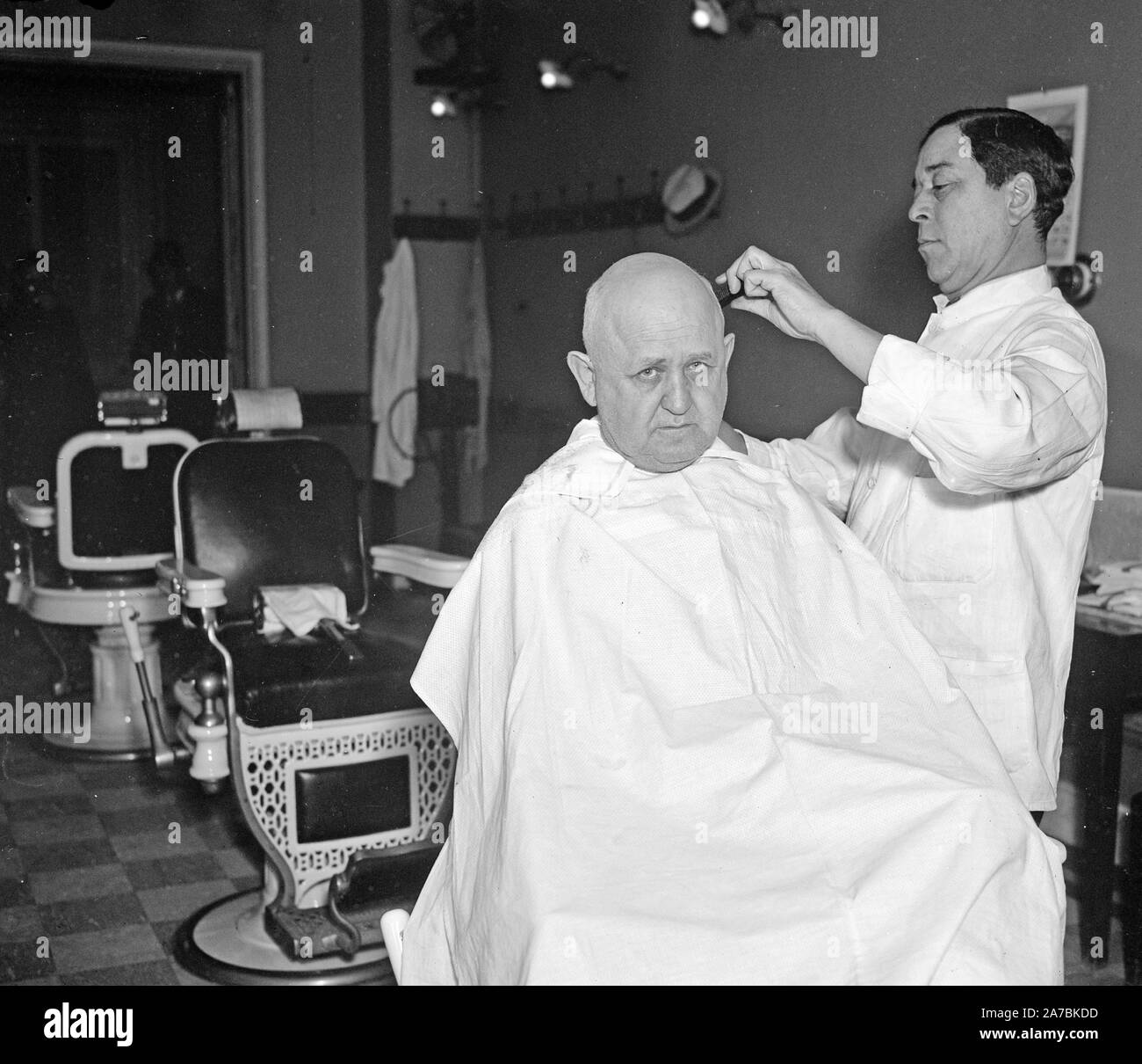 Bald hair cut Black and White Stock Photos & Images - Alamy